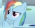 Size: 645x514 | Tagged: safe, screencap, rainbow dash, pegasus, pony, deep tissue memories, g4, my little pony: friendship is forever, cropped, cute, dashabetes, female, mare, solo, water, wet mane