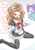 Size: 1400x2000 | Tagged: safe, artist:ceitama, adagio dazzle, aria blaze, sonata dusk, equestria girls, g4, bell, bell collar, blushing, bowtie, cat bell, cat ears, cat paws, catgirl, choker, clothes, collar, female, japanese, maid, one eye closed, paw gloves, socks, teary eyes, thigh highs, zettai ryouiki