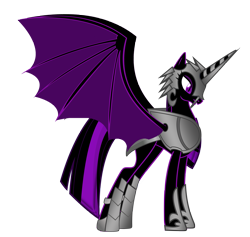 Size: 3215x3048 | Tagged: safe, artist:arkwing, oc, oc only, alicorn, pony, alicorn oc, armor, high res, horn, solo, wings