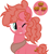 Size: 512x567 | Tagged: safe, artist:undertaleartist10, oc, oc only, oc:candy apple, pony, base used, cutie mark, female, filly, offspring, one eye closed, parent:big macintosh, parent:pinkie pie, parents:pinkiemac, solo, wink