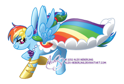 Size: 1024x694 | Tagged: safe, artist:alex-heberling, part of a set, rainbow dash, pegasus, pony, g4, clothes, dress, female, gala dress, mare, profile, simple background, solo, spread wings, transparent background, wings