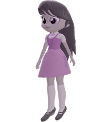 Size: 662x720 | Tagged: safe, artist:topsangtheman, octavia melody, equestria girls, g4, 3d, female, simple background, solo, source filmmaker, transparent background