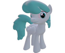 Size: 882x720 | Tagged: safe, artist:topsangtheman, spring melody, sprinkle medley, pegasus, pony, g4, 3d, looking at you, simple background, solo, source filmmaker, transparent background, vector