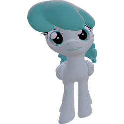 Size: 724x720 | Tagged: safe, artist:topsangtheman, spring melody, sprinkle medley, pegasus, pony, g4, 3d, head tilt, looking at you, simple background, solo, source filmmaker, transparent background, vector