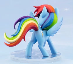 Size: 390x340 | Tagged: safe, edit, kotobukiya, rainbow dash, pegasus, pony, g4, butt, edited photo, female, figure, kotobukiya rainbow dash, merchandise, photo, plot, rainbutt dash, solo