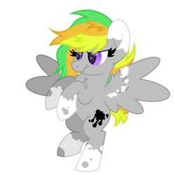 Size: 1800x1800 | Tagged: safe, artist:ponkus, oc, oc only, oc:odd inks, pegasus, pony, angry, female, mare, simple background, solo, transparent background