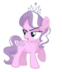 Size: 905x1055 | Tagged: safe, artist:shadowwolf, edit, diamond tiara, earth pony, pony, g4, background removed, female, filly, not a vector, simple background, solo, transparent background