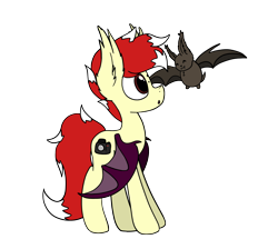 Size: 2550x2280 | Tagged: safe, artist:aaathebap, artist:kalamasis, oc, oc only, oc:aaaaaaaaaaa, bat, bat pony, pony, chibi, high res, male, simple background, transparent background