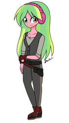Size: 1280x2276 | Tagged: safe, artist:darkmalcontent, artist:iamsheila, lemon zest, equestria girls, g4, assassin's creed, clothes, commission, commissioner:darkmalcontent, cosplay, costume, female, simple background, solo, transparent background