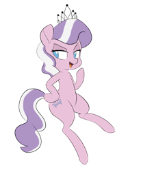 Size: 700x849 | Tagged: safe, artist:hidden-cat, edit, diamond tiara, earth pony, pony, g4, belly button, female, filly, simple background, solo, transparent background