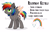 Size: 5000x3200 | Tagged: safe, artist:keyrijgg, oc, oc:keyrijgg, pegasus, pony, cutie mark, female, pegasus oc, pony oc, rainbow, reference sheet, simple background, solo, watermark, white background, wings