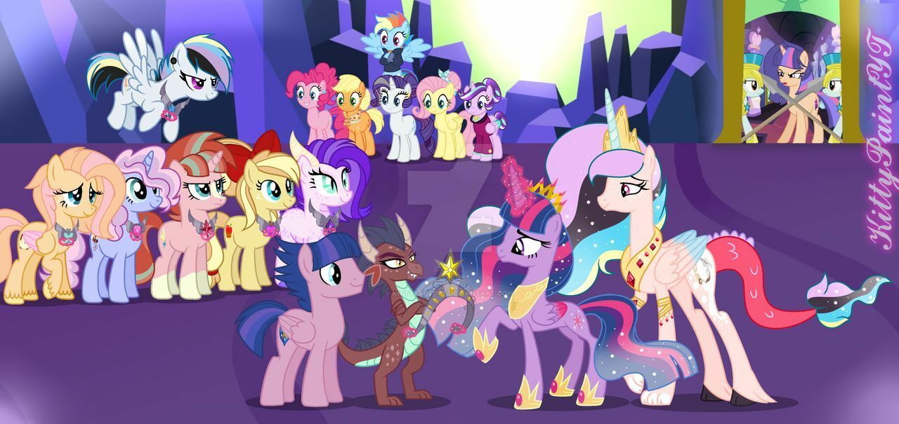 #2346845 - safe, artist:elementbases, artist:kittypaintyt, artist ...