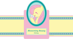 Size: 1024x551 | Tagged: safe, artist:rainspeak, fluttershy, pegasus, pony, g4, cup, drinking, female, food, label, mare, oolong, simple background, solo, tea, teacup, transparent background