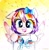 Size: 2283x2325 | Tagged: safe, artist:liaaqila, rainbow dash, oc, oc only, oc:qilala, pegasus, pony, g4, bow, cute, daaaaaaaaaaaw, drawing, female, filly, floppy ears, hair bow, high res, ocbetes, paper, pegasus oc, solo, traditional art, younger