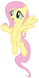 Size: 5211x10335 | Tagged: safe, artist:andoanimalia, fluttershy, pegasus, pony, castle sweet castle, g4, female, simple background, solo, transparent background, vector