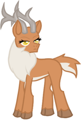 Size: 287x427 | Tagged: safe, artist:notorious dogfight, oc, oc only, oc:fallende, deer, reindeer, fanfic:the needle, fanfic art, simple background, solo, transparent background