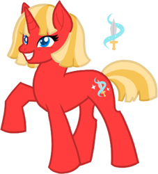Size: 403x444 | Tagged: safe, artist:notorious dogfight, oc, oc only, oc:stalwart shield, pony, unicorn, fanfic:the needle, fanfic art, simple background, solo, transparent background