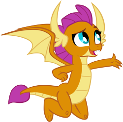 Size: 6021x6001 | Tagged: safe, artist:memnoch, smolder, dragon, g4, cute, female, simple background, smolderbetes, solo, transparent background, vector