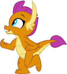 Size: 5361x5962 | Tagged: safe, artist:memnoch, smolder, dragon, g4, cute, female, simple background, smolderbetes, solo, transparent background, vector