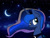 Size: 1024x768 | Tagged: safe, artist:inaba_hitomi, princess luna, alicorn, pony, g4, bust, female, mare, moon, night, portrait, solo, stars