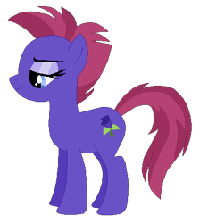 Size: 382x427 | Tagged: safe, artist:optimusv42, oc, oc:purple rose, earth pony, pony, friendship troopers, my little pony friendship troopers, punk
