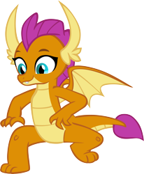 Size: 4843x5887 | Tagged: safe, artist:memnoch, smolder, g4, sweet and smoky, cute, female, simple background, smolderbetes, solo, transparent background, vector