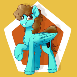 Size: 4000x4000 | Tagged: safe, artist:witchtaunter, oc, oc only, pegasus, pony, commission, solo