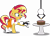 Size: 5031x3636 | Tagged: safe, artist:anime-equestria, sunset shimmer, pony, unicorn, g4, black forest cake, blushing, boots, cake, candle, cherry, chocolate cake, claw, clothes, female, food, horn, jumpsuit, long fall horseshoe, mare, portal, portal (valve), portal 2, portal gun, sad, shoes, simple background, solo, table, the cake is a lie, transparent background, vector