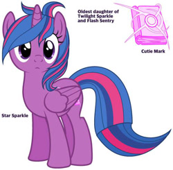 Size: 544x534 | Tagged: safe, artist:paolahedgehog, oc, oc only, oc:star sparkle, alicorn, pony, alicorn oc, horn, offspring, parent:flash sentry, parent:twilight sparkle, parents:flashlight, reference sheet, solo, wings