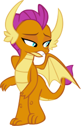 Size: 3856x5963 | Tagged: safe, artist:memnoch, smolder, dragon, g4, what lies beneath, dragoness, female, simple background, solo, transparent background, vector