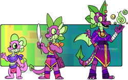Size: 1939x1219 | Tagged: safe, artist:mrraapeti, spike, dragon, anthro, g4, age progression, male, simple background, solo, transparent background, winged spike, wings