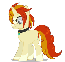 Size: 2912x2776 | Tagged: safe, artist:sapiira, oc, oc only, oc:caspian, pony, unicorn, glasses, high res, male, simple background, solo, stallion, transparent background