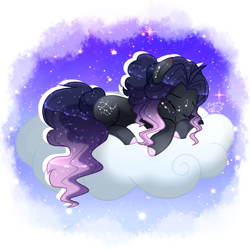 Size: 2000x2000 | Tagged: safe, artist:sugaryicecreammlp, oc, oc only, oc:gemini, earth pony, pony, cloud, female, high res, mare, simple background, sleeping, solo, transparent background