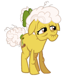 Size: 503x584 | Tagged: safe, artist:spectrumnightyt, cinnamon pear, earth pony, pony, elderly, female, granny pear, mare, pear family member, simple background, solo, transparent background