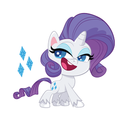 Size: 700x700 | Tagged: safe, rarity, pony, unicorn, g4.5, my little pony: pony life, official, female, simple background, solo, transparent background