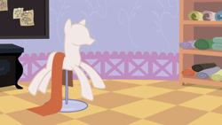 Size: 673x379 | Tagged: safe, artist:vanripper, fanfic:like fine wine, animated at source, carousel boutique, fabric, fanfic, flash, mannequin, no pony