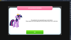 Size: 1958x1118 | Tagged: safe, gameloft, twilight sparkle, alicorn, pony, g4, chinese, crown, female, floppy ears, folded wings, frown, jewelry, looking down, mare, regalia, sad, solo, twilight sparkle (alicorn), wings
