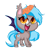 Size: 698x756 | Tagged: safe, artist:ondrea, oc, oc only, oc:moon bloom, bat pony, pony, g4, g4.5, my little pony: pony life, bat pony oc, bat wings, simple background, solo, transparent background, wings