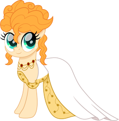 Size: 1482x1500 | Tagged: safe, artist:cloudy glow, pear butter, earth pony, pony, g4, alternate hairstyle, clothes, cloudyglow is trying to murder us, cute, dress, female, freckles, mare, movie accurate, pearabetes, simple background, solo, taylor swift, transparent background
