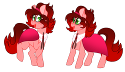 Size: 3911x2256 | Tagged: safe, artist:crazysketch101, oc, oc only, oc:cherry tart, earth pony, pony, high res, simple background, solo, transparent background