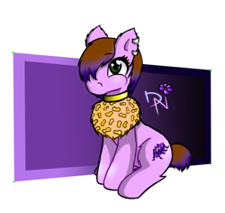 Size: 518x488 | Tagged: safe, artist:dark_nidus, oc, oc only, oc:nidus, pony, clothes, female, gradient background, mare, simple background, solo