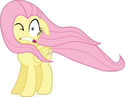 Size: 2218x1716 | Tagged: safe, artist:frownfactory, fluttershy, pegasus, pony, g4, stare master, .svg available, female, mare, one eye closed, simple background, solo, svg, transparent background, vector, wings