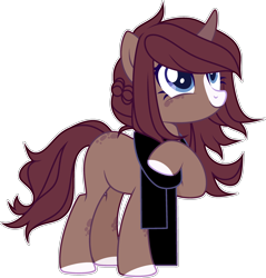 Size: 2350x2460 | Tagged: safe, artist:mint-light, artist:rerorir, oc, oc only, pony, unicorn, clothes, female, high res, mare, scarf, simple background, solo, transparent background