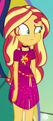 Size: 230x517 | Tagged: safe, screencap, sunset shimmer, equestria girls, equestria girls specials, g4, my little pony equestria girls: better together, my little pony equestria girls: spring breakdown, cropped, female, geode of empathy, magical geodes