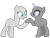 Size: 790x608 | Tagged: safe, artist:chanour-bases, earth pony, pony, unicorn, g4, bald, base, duo, eyelashes, holding hooves, horn, open mouth, simple background, smiling, transparent background