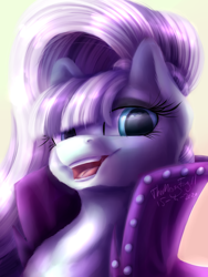 Size: 4500x6000 | Tagged: safe, artist:themessyfangirl, coloratura, earth pony, pony, g4, absurd resolution, countess coloratura, female, mare, open mouth, solo