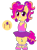 Size: 745x1000 | Tagged: safe, artist:unoriginai, oc, oc only, oc:skedoodle, earth pony, pony, amputee, armless, ballet, bipedal, clothes, congenital amputee, cute, cutie mark, dress, female, mare, ocbetes, simple background, solo, transparent background, tutu