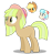 Size: 1280x1365 | Tagged: safe, artist:tenderrain-art, applejack, coco pommel, earth pony, pony, g4, hat, magical lesbian spawn, offspring, parent:coco pommel, parents:cocojack, simple background, transparent background