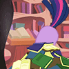 Size: 100x100 | Tagged: safe, artist:foxbeast, twilight sparkle, pony, g4, animated, ass up, book, booty booty booty booty rockin' everywhere, butt, butt shake, cute, female, gif, gif for breezies, golden oaks library, mare, picture for breezies, plot, solo, twiabetes, twibutt, wiggle