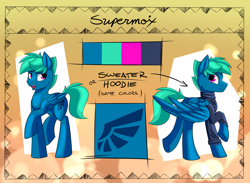 Size: 4500x3300 | Tagged: safe, artist:supermoix, oc, oc only, oc:supermoix, pegasus, pony, cute, green hair, green mane, pink eyes, reference sheet, solo